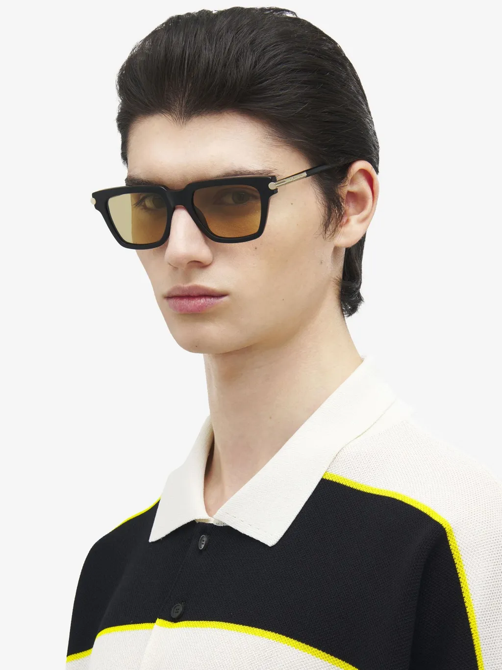 T-Bar Icon Square-Frame Sunglasses