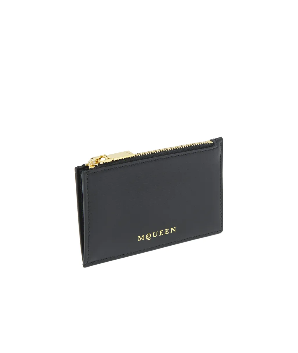 Logo Printed Zipped Card Holder