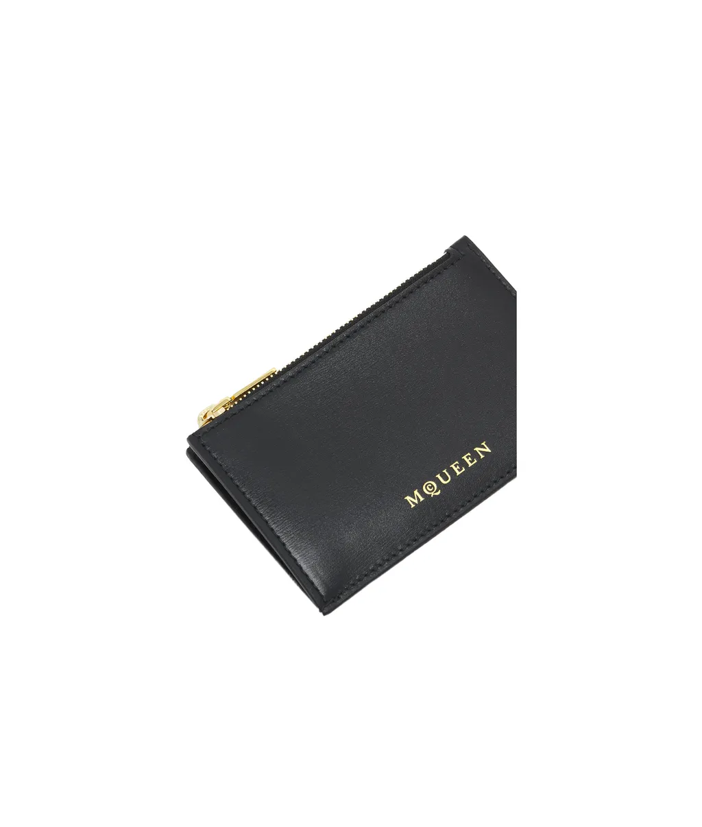 Logo Printed Zipped Card Holder