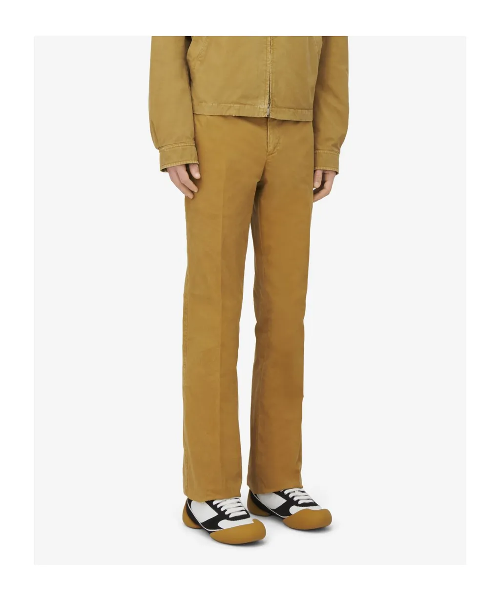 Low-Waisted Chino Trousers