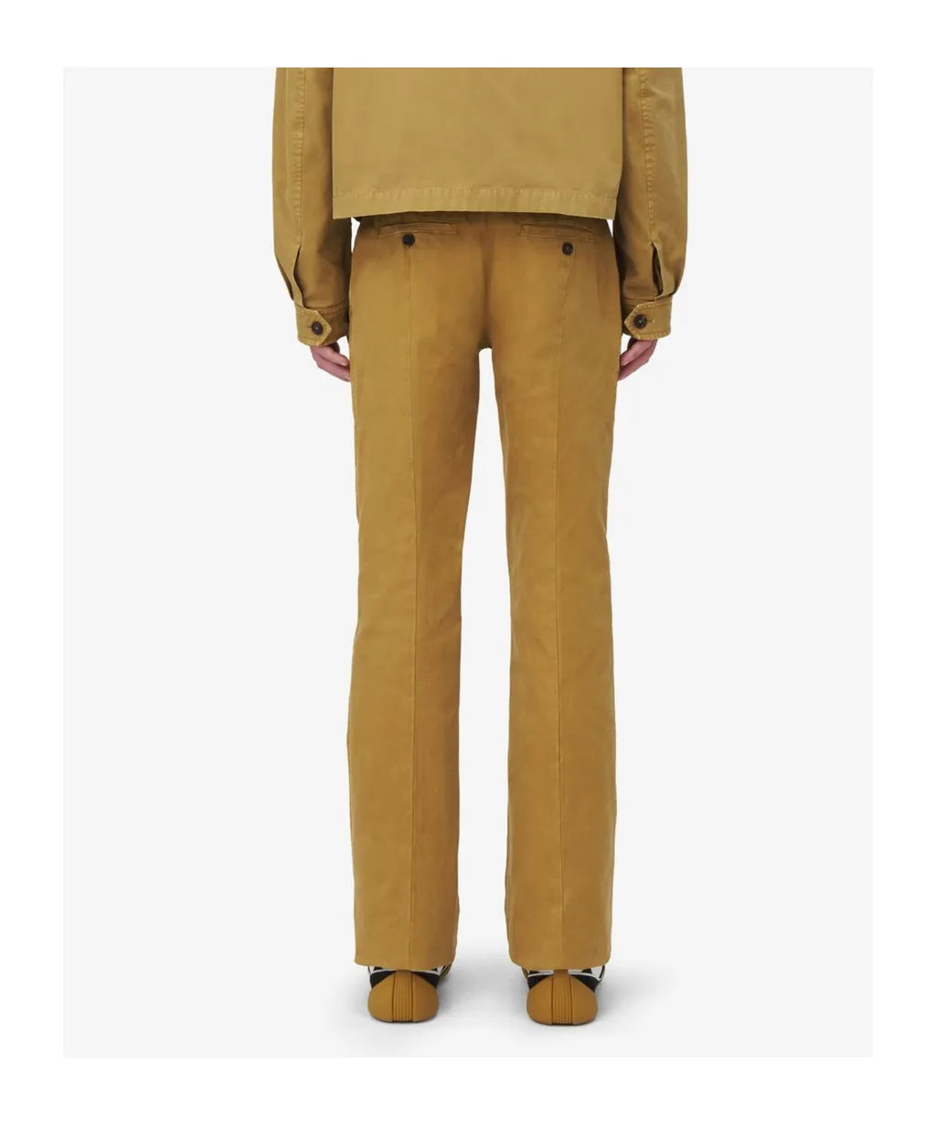 Low-Waisted Chino Trousers