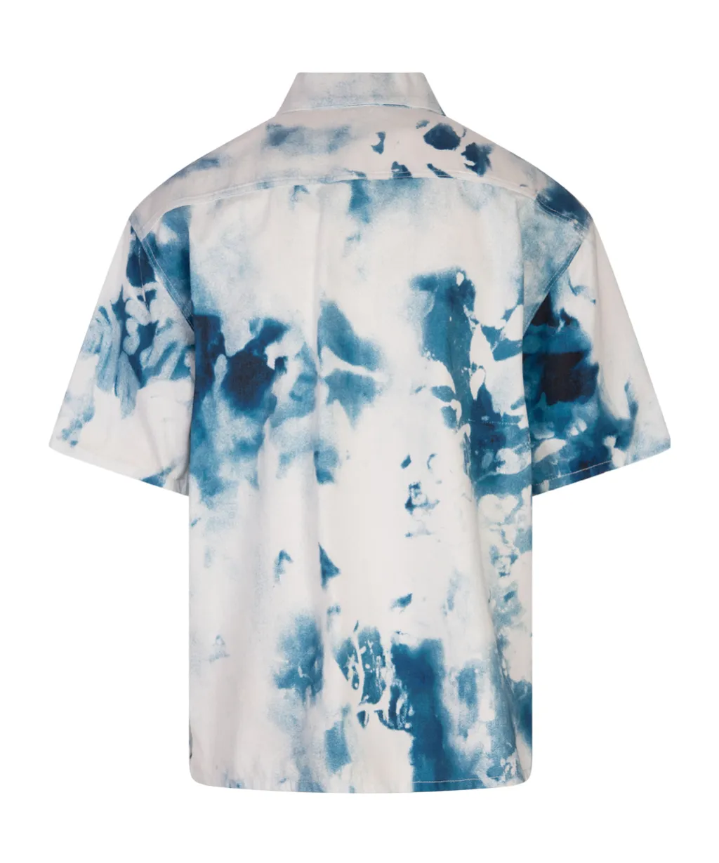 Tie-Dyed Short Sleeved Shirt