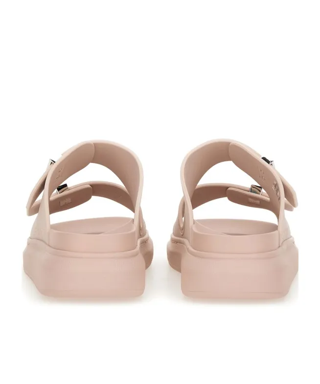 Double Strap Slip-On Sandals