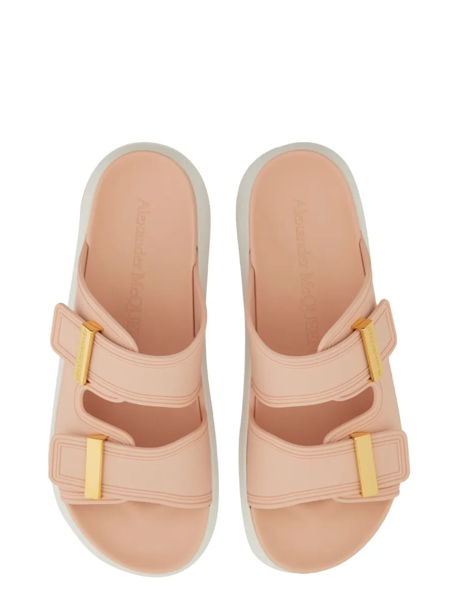 Double Strap Slip-On Slides