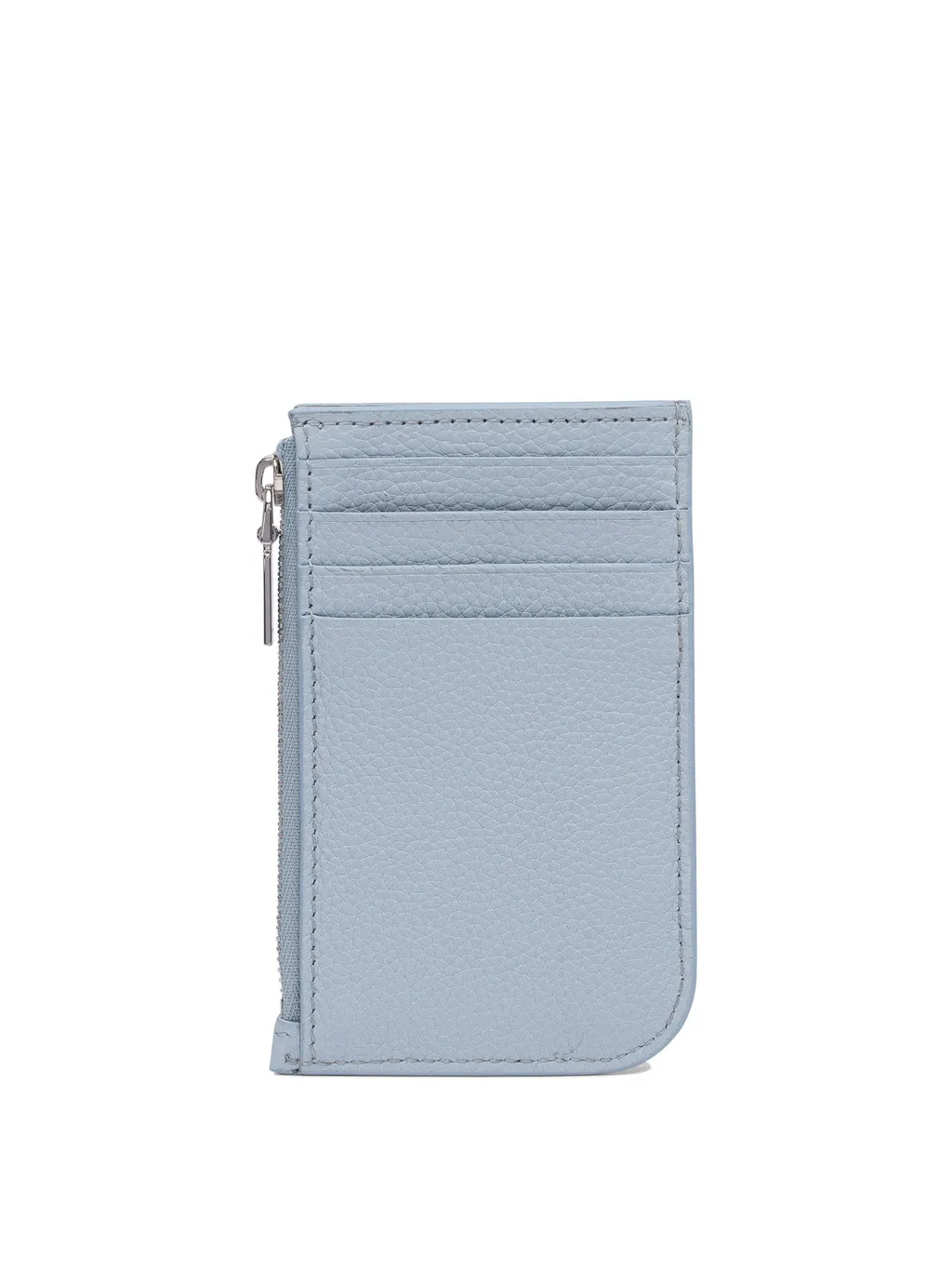 Logo Plaque Zipped Wallet