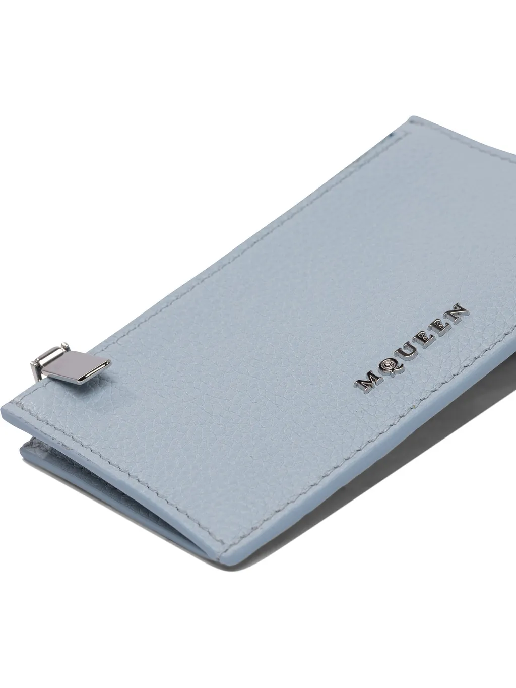 Logo Plaque Zipped Wallet