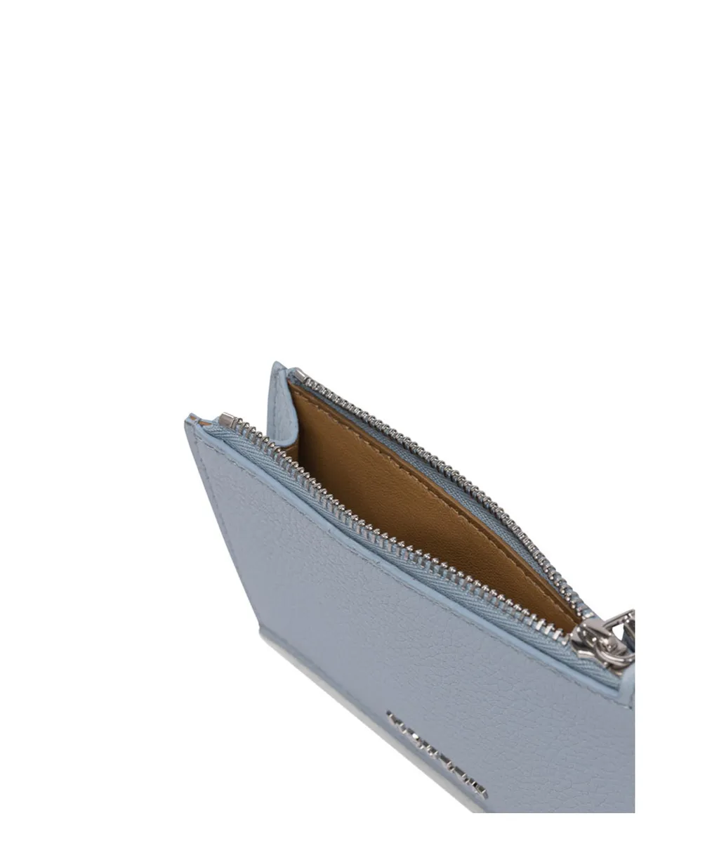 Logo Plaque Zipped Wallet