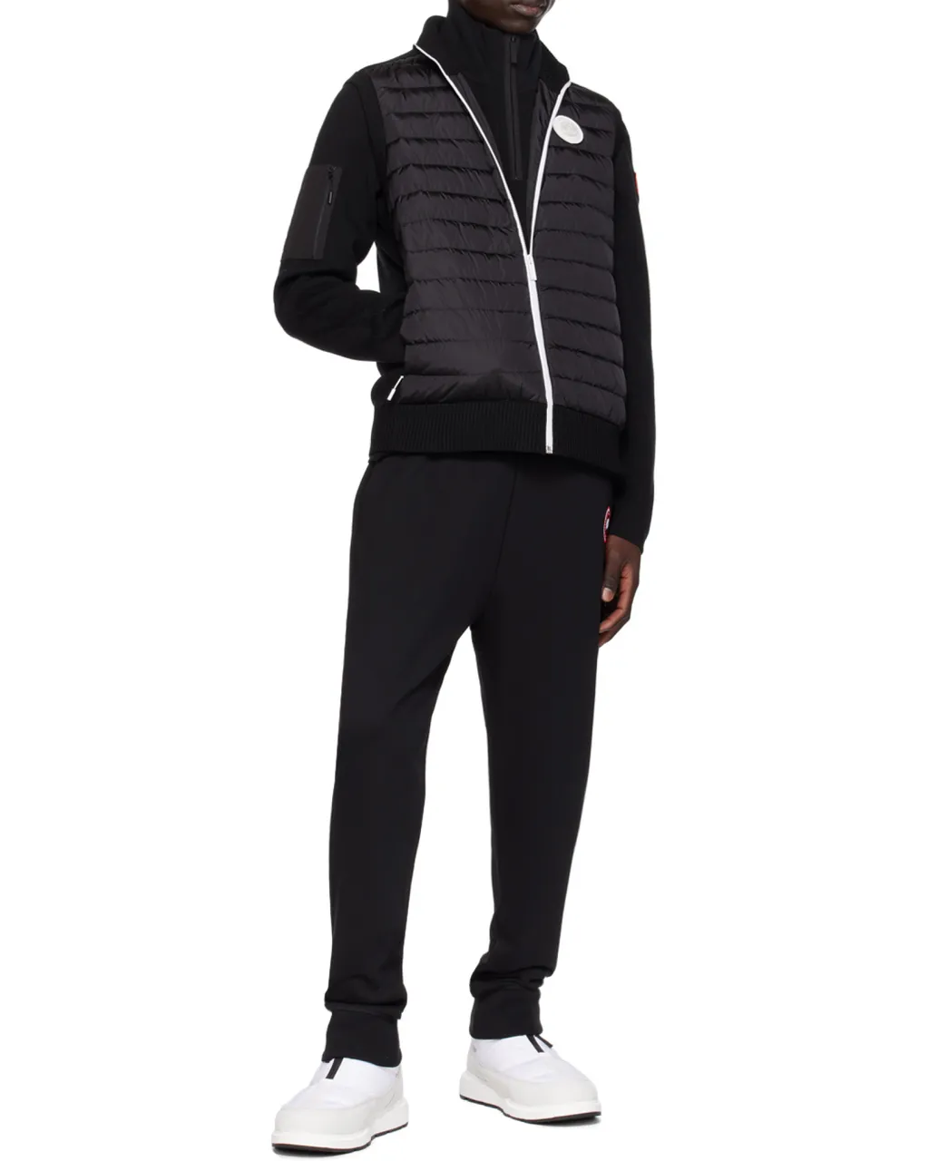 Spliced Down Vest Jacket