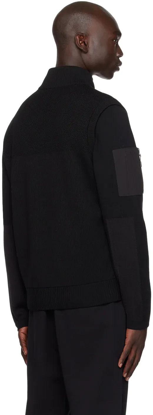 Spliced Down Vest Jacket