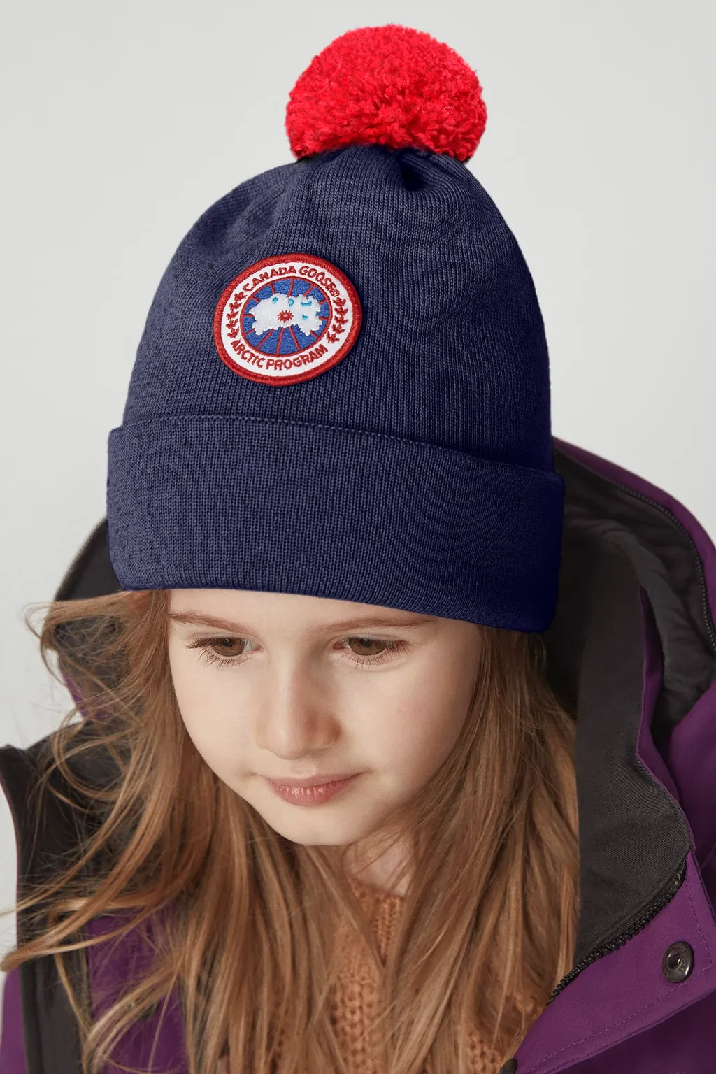 Logo Patch Pompom Hat