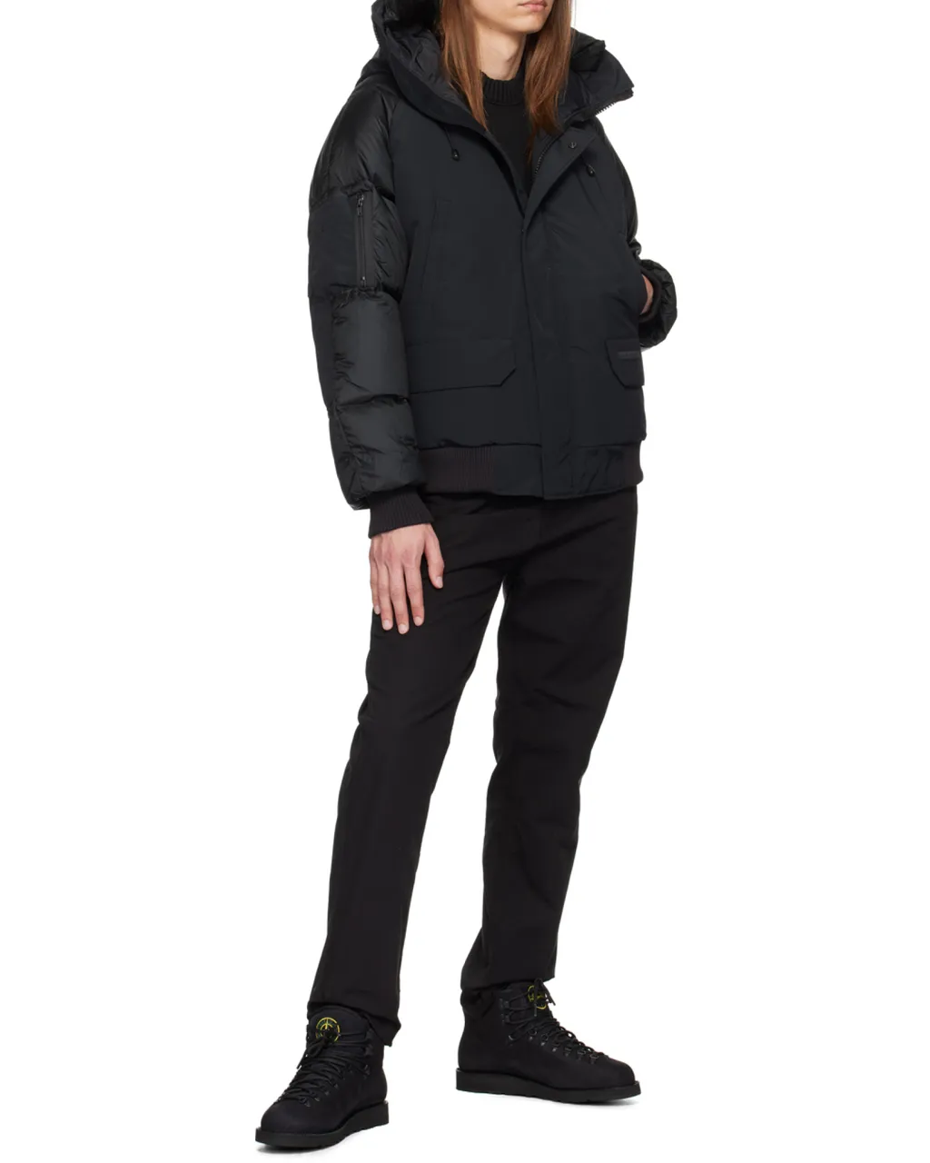 Long-Sleeved Down Jacket