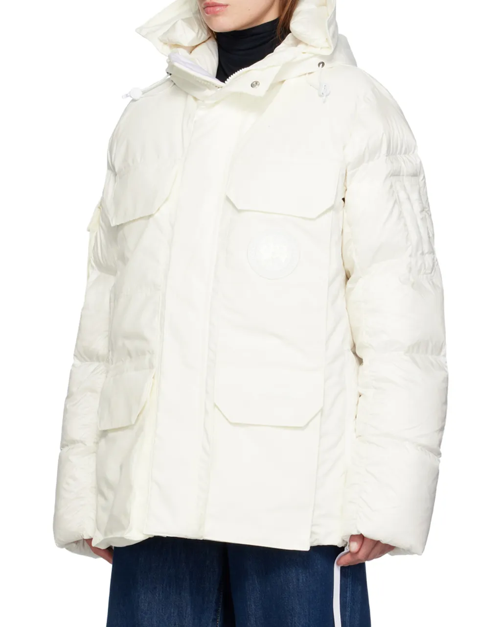 Long-Sleeved Down Jacket