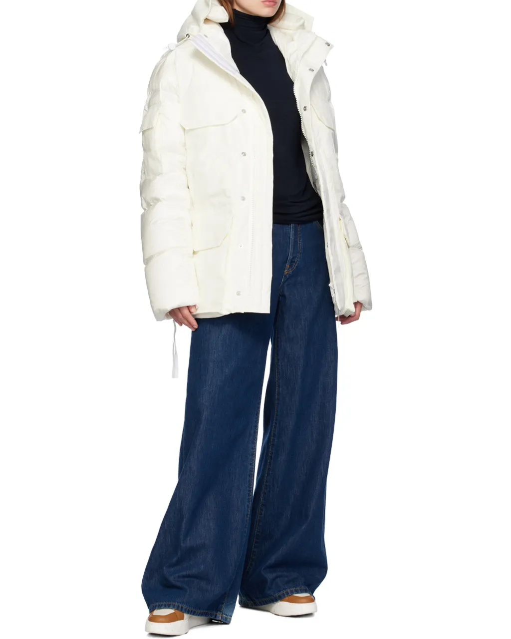 Long-Sleeved Down Jacket
