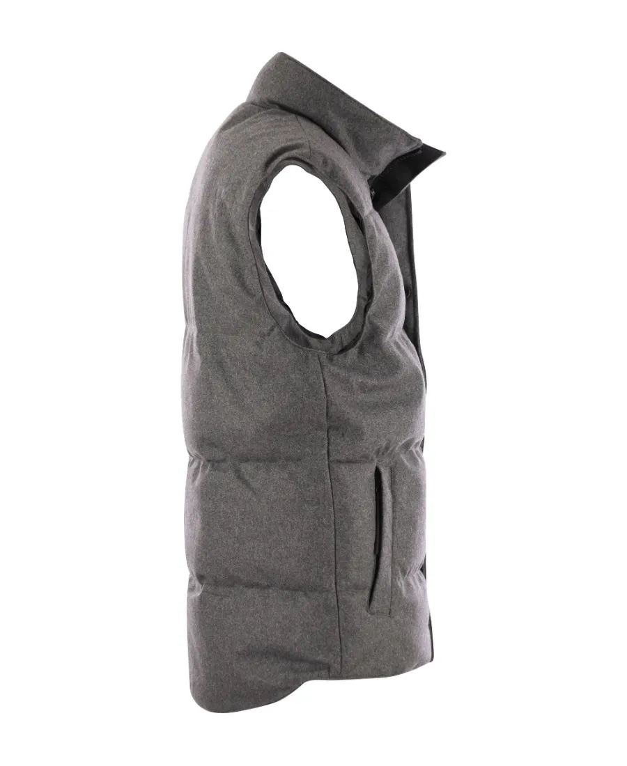 Logo Patch High-Neck Gilet