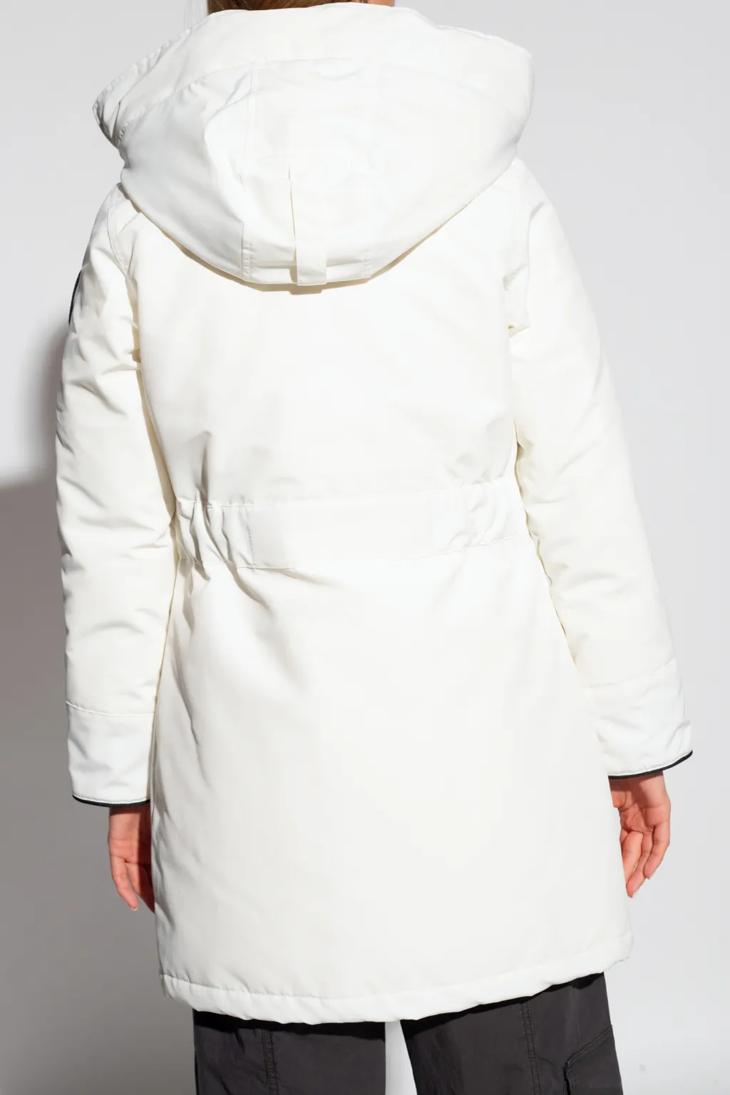 Logo Patch Hooded Jacket