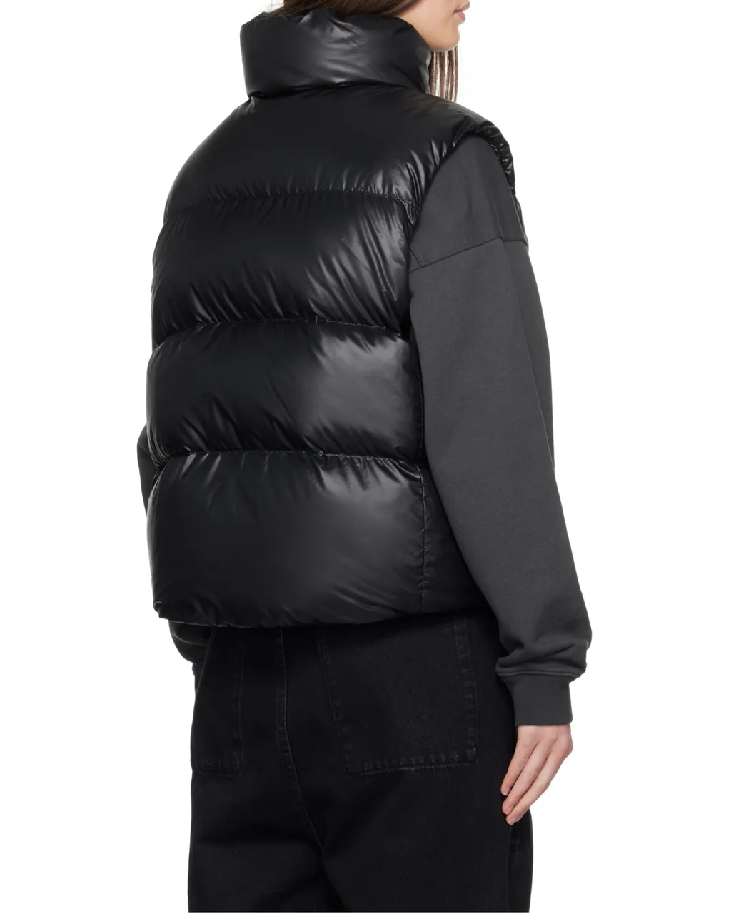 Cypress Logo-Patch Zipped Puffer Gilet