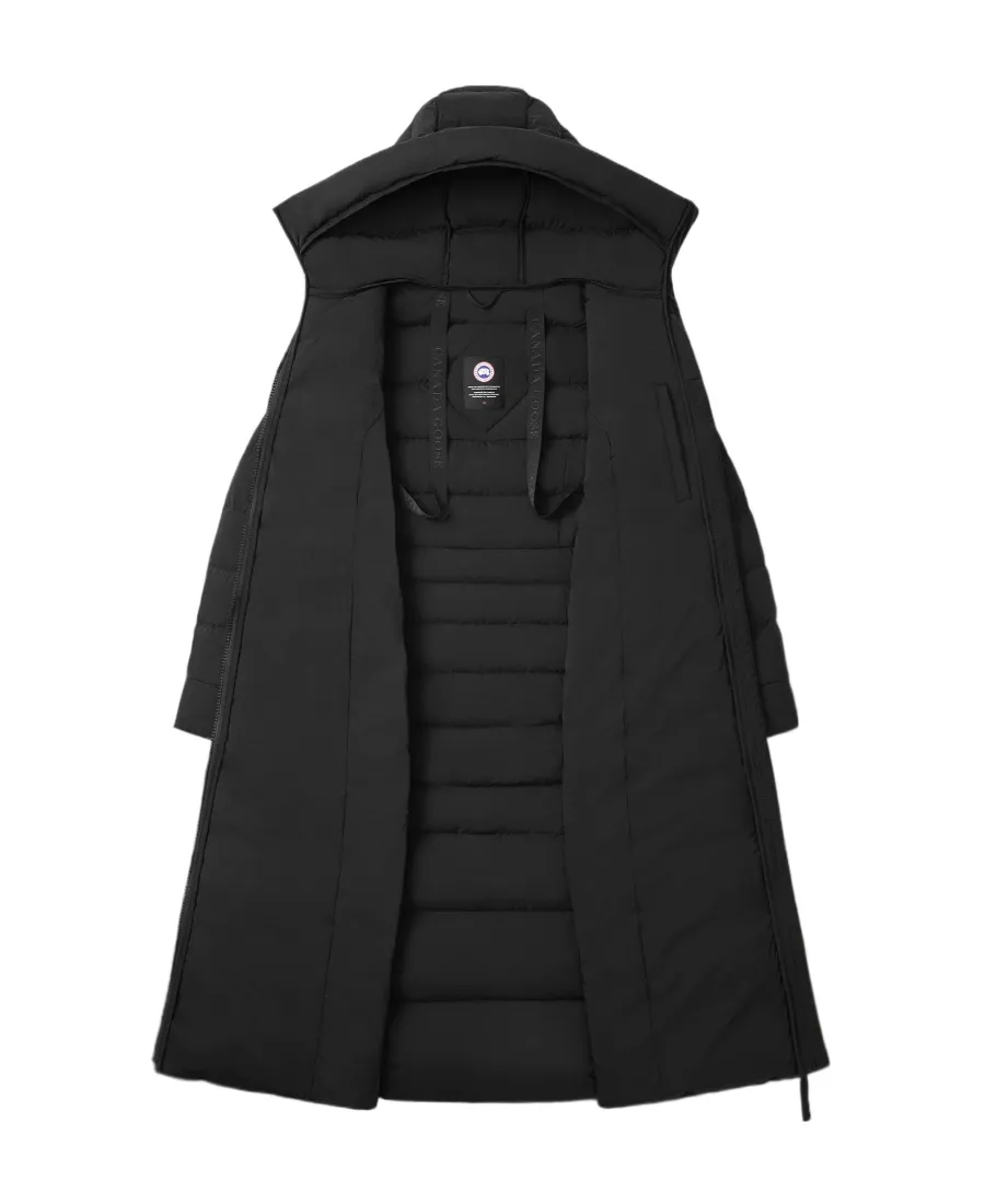 Quilted Zipped Long Coat