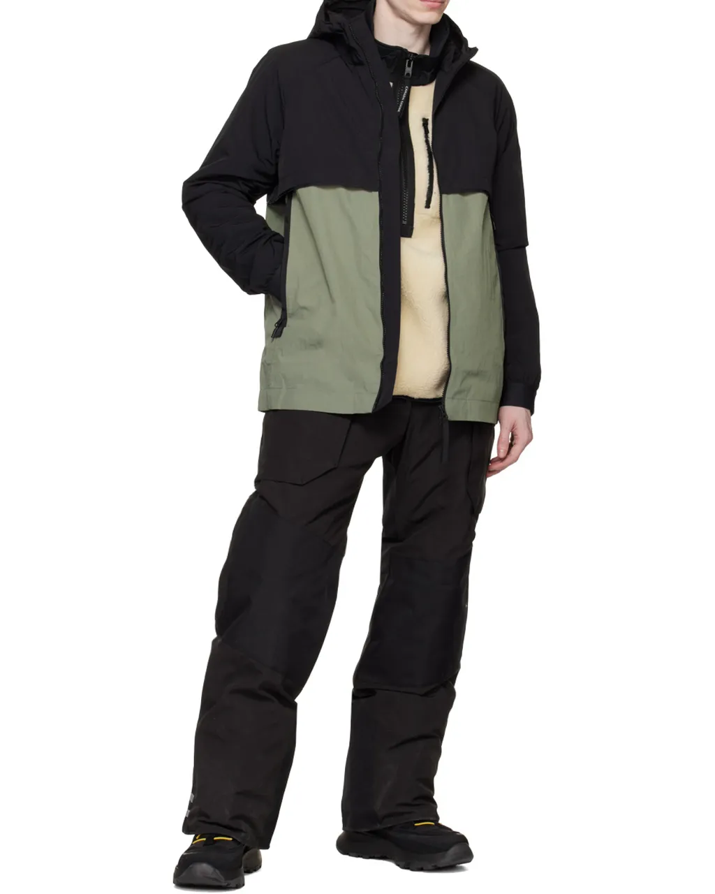 Faber Colour-Block Hooded Jacket