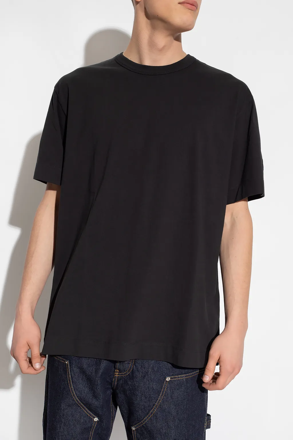 Logo-Patch Cotton T-Shirt