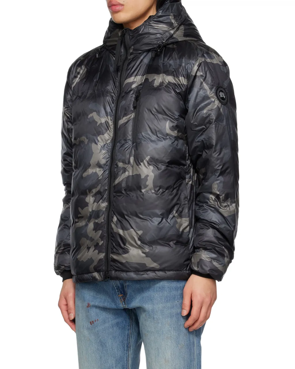 Logo Quilted Down Jacket