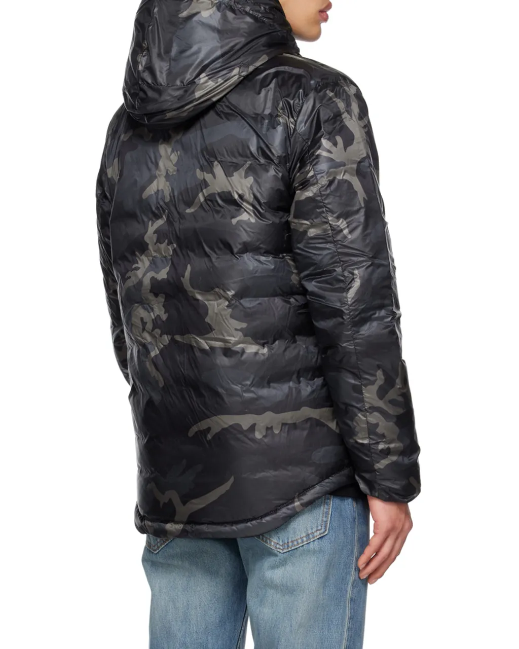 Logo Quilted Down Jacket