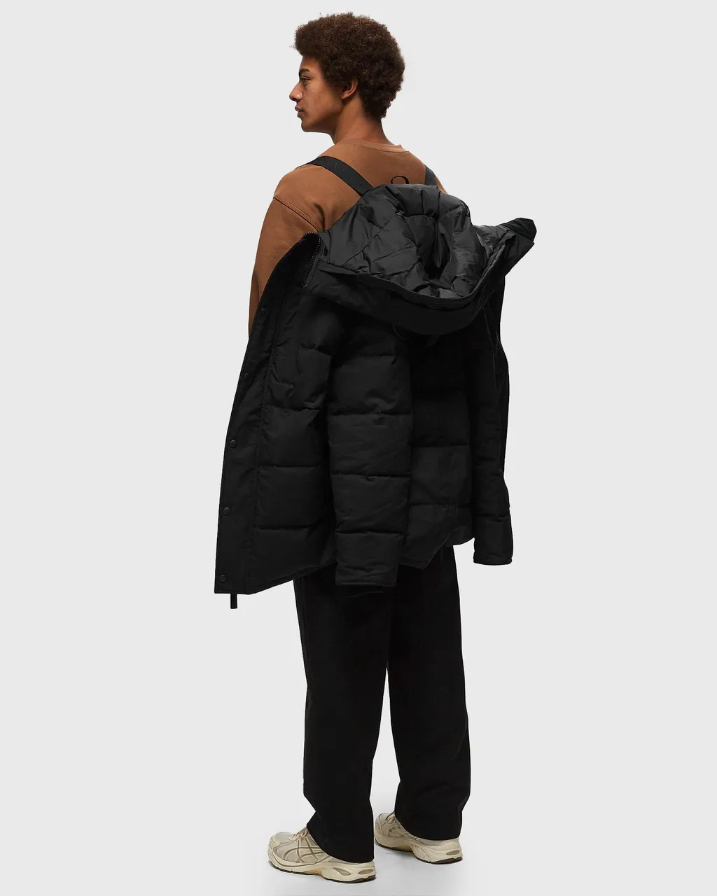 Hooded Buttoned Coat