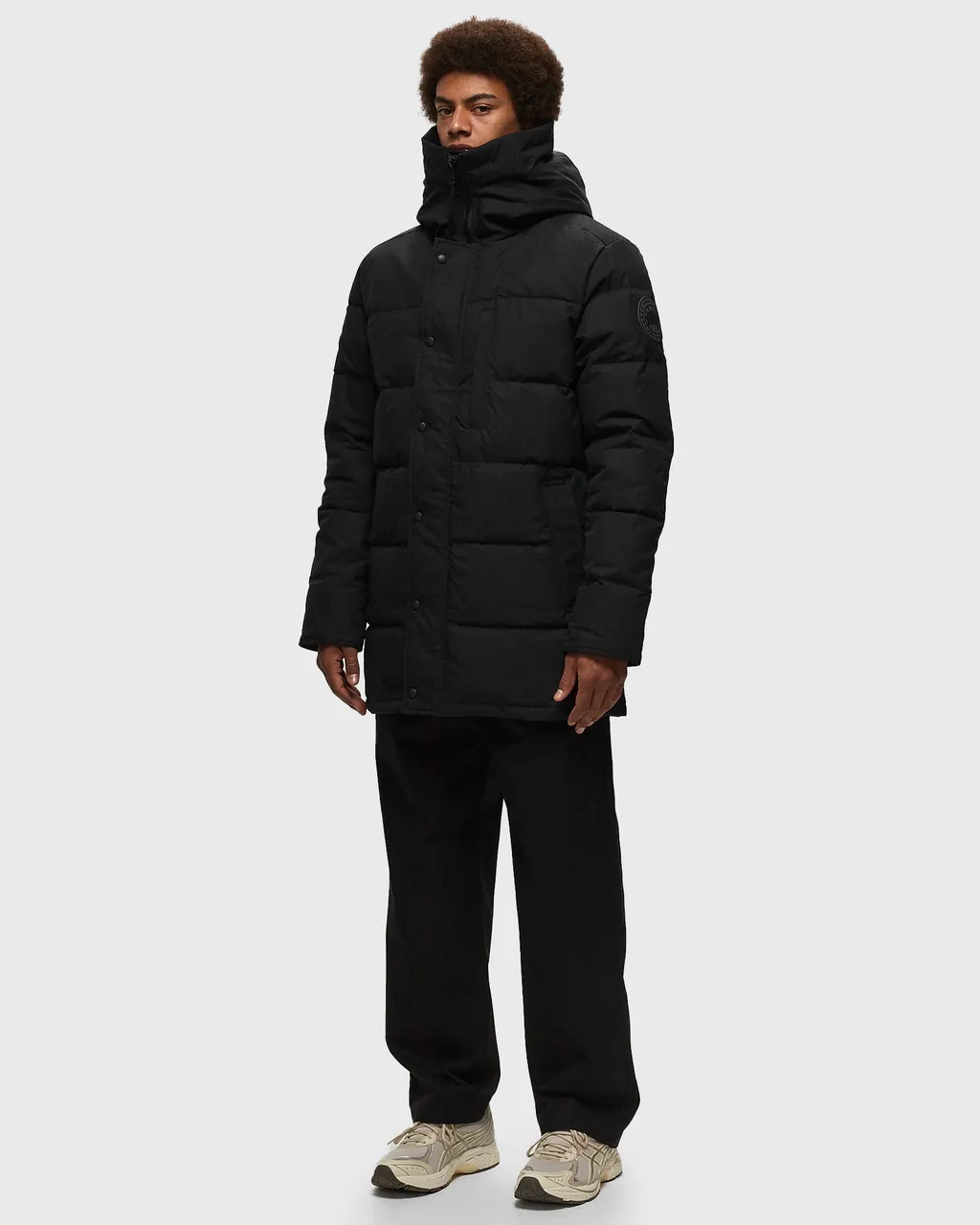 Hooded Buttoned Coat