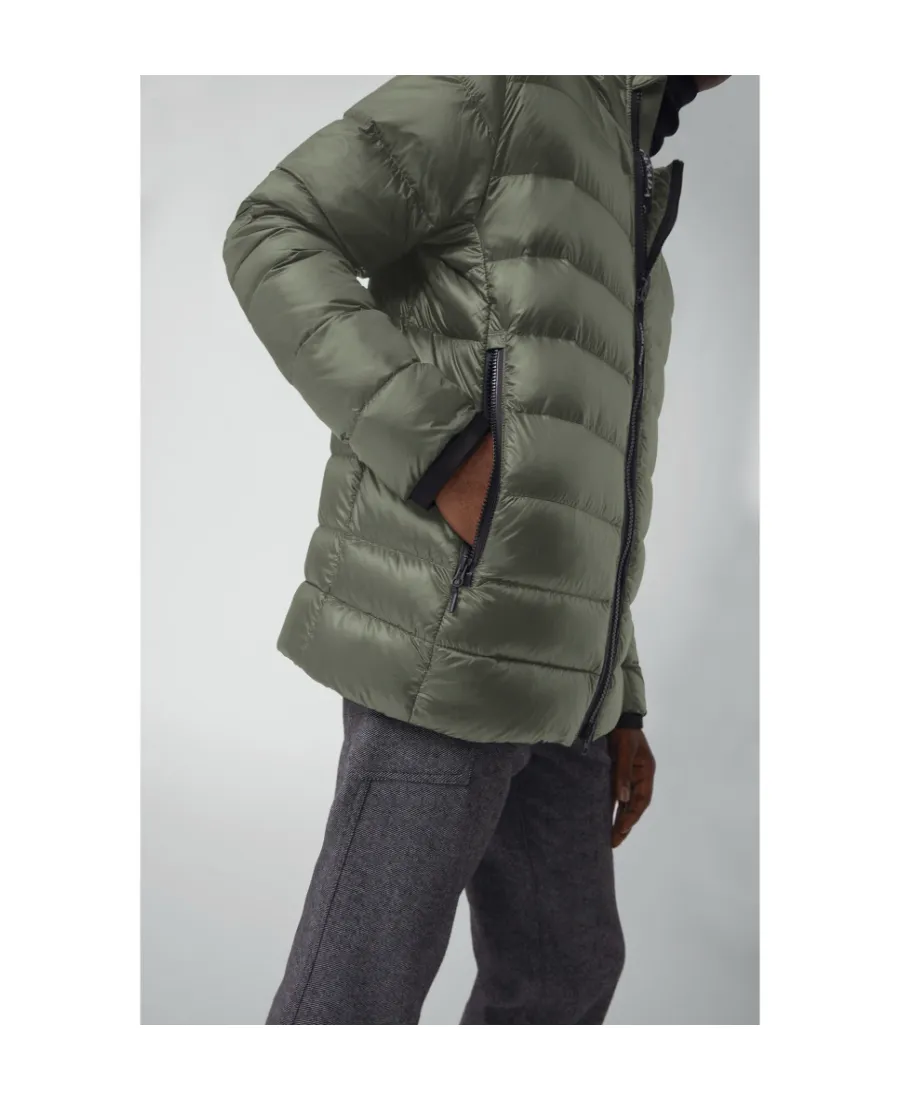 Logo-Patch Sleeve Padded Jacket
