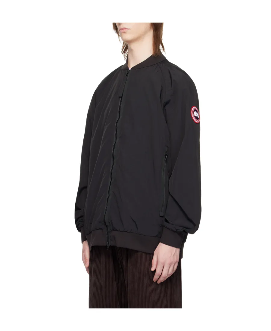 Logo Patch Bomber Jacket