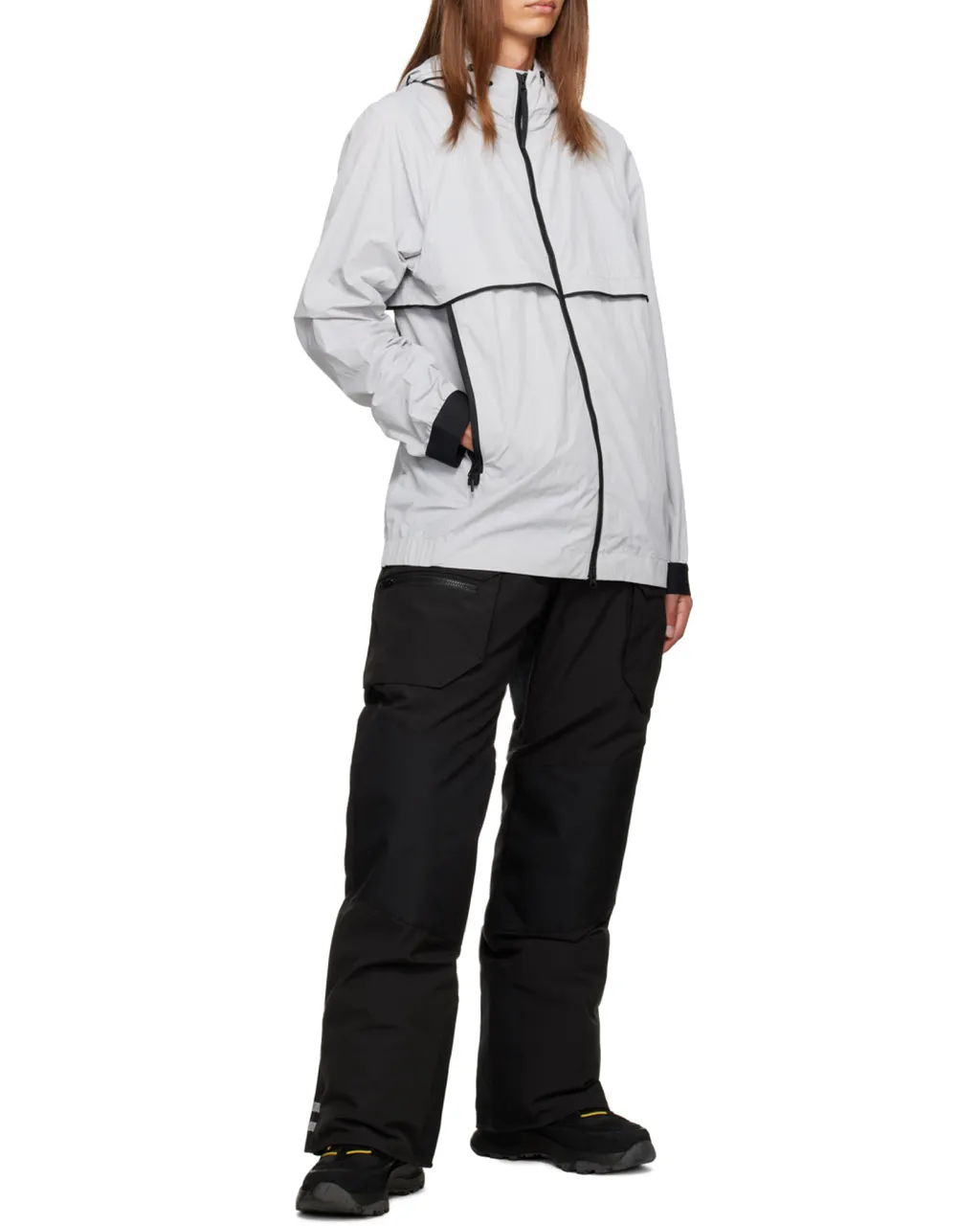 Long-Sleeved Hooded Jacket