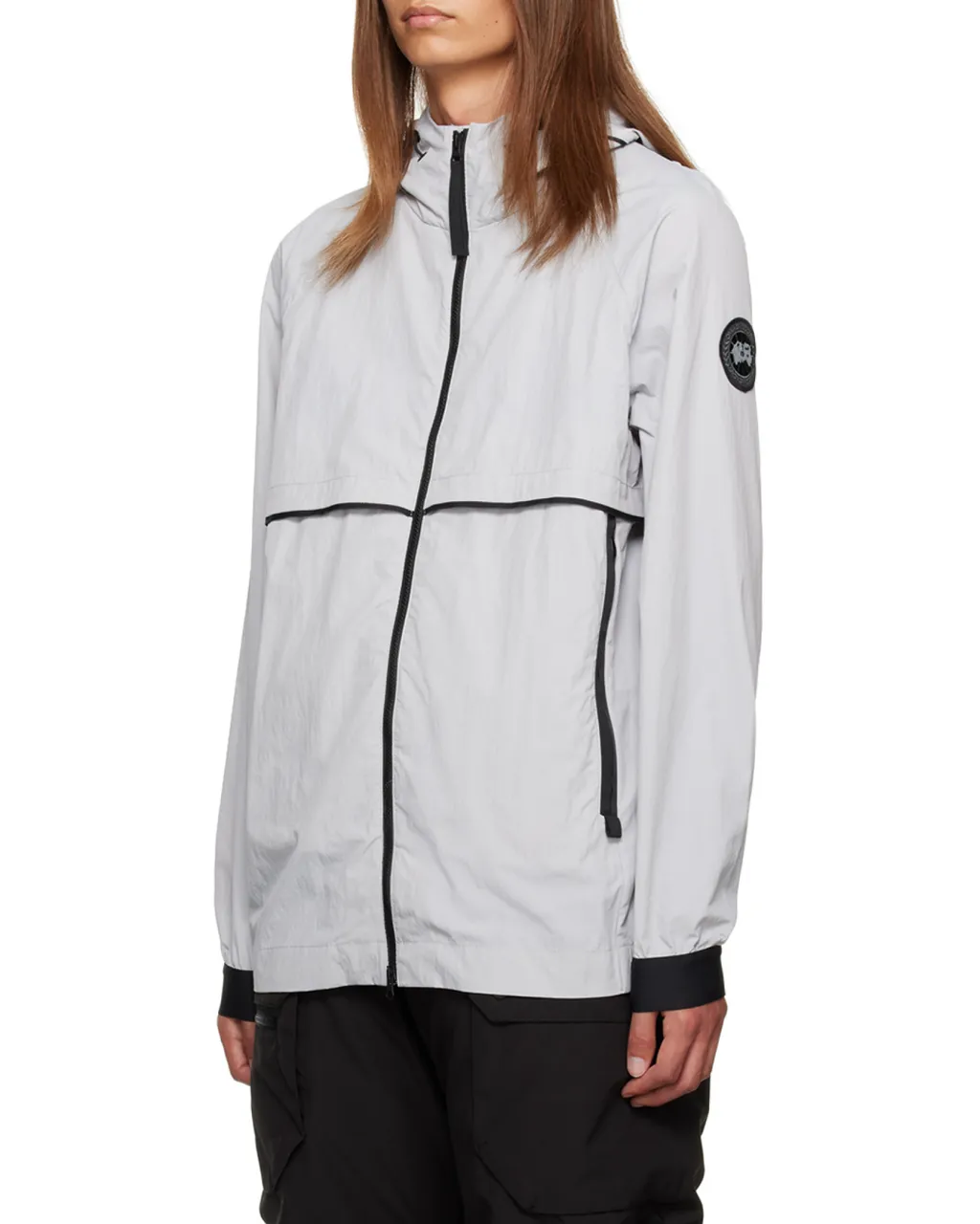 Long-Sleeved Hooded Jacket