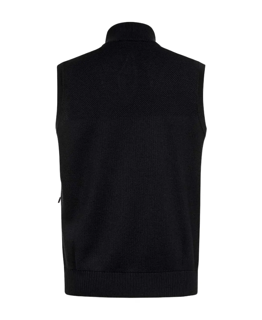 Hybridge Logo-Patch Quilted Gilet