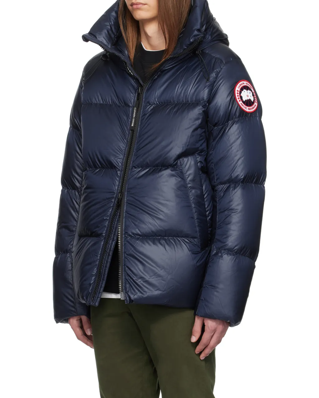 Logo Quilted Down Jacket