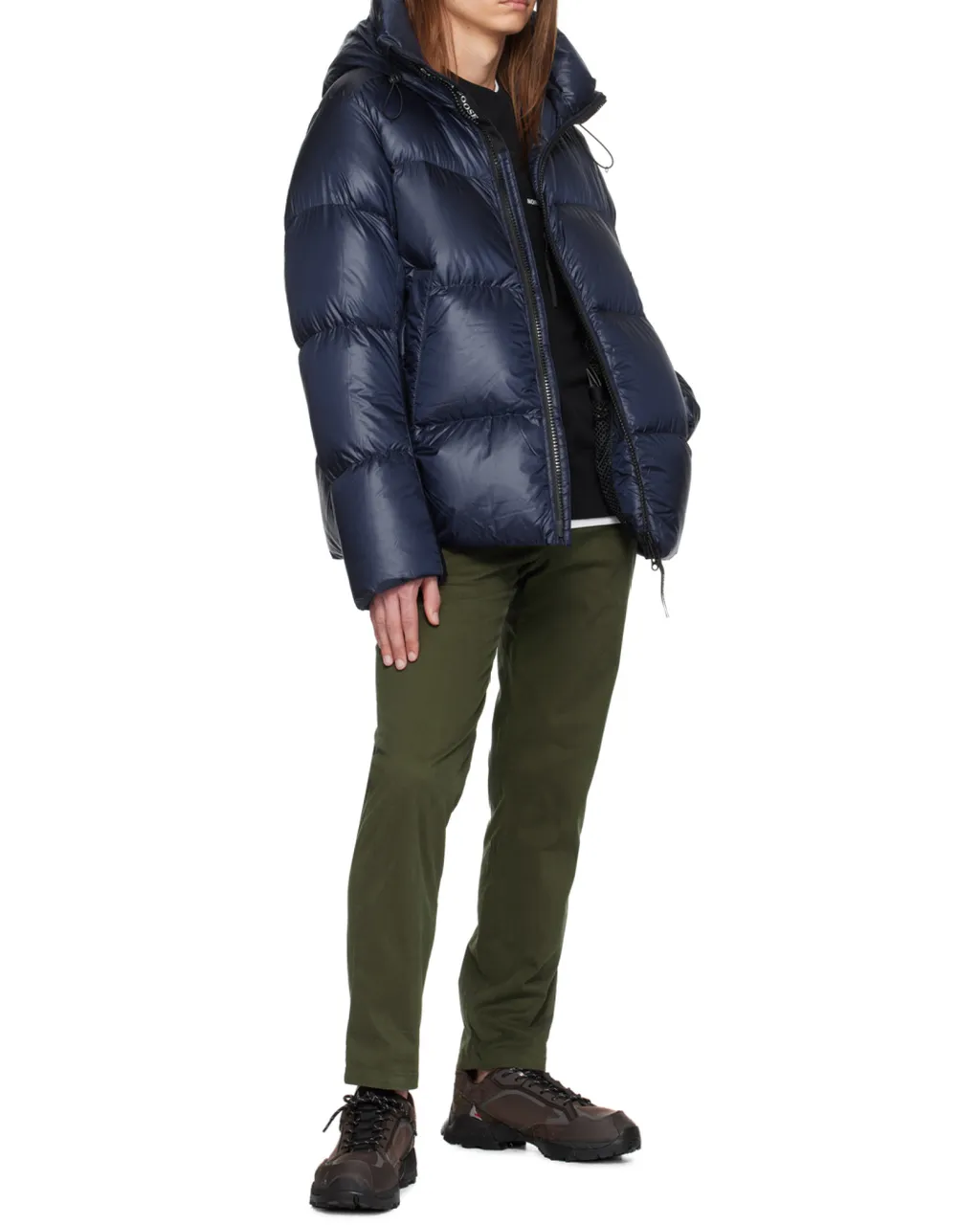 Logo Quilted Down Jacket