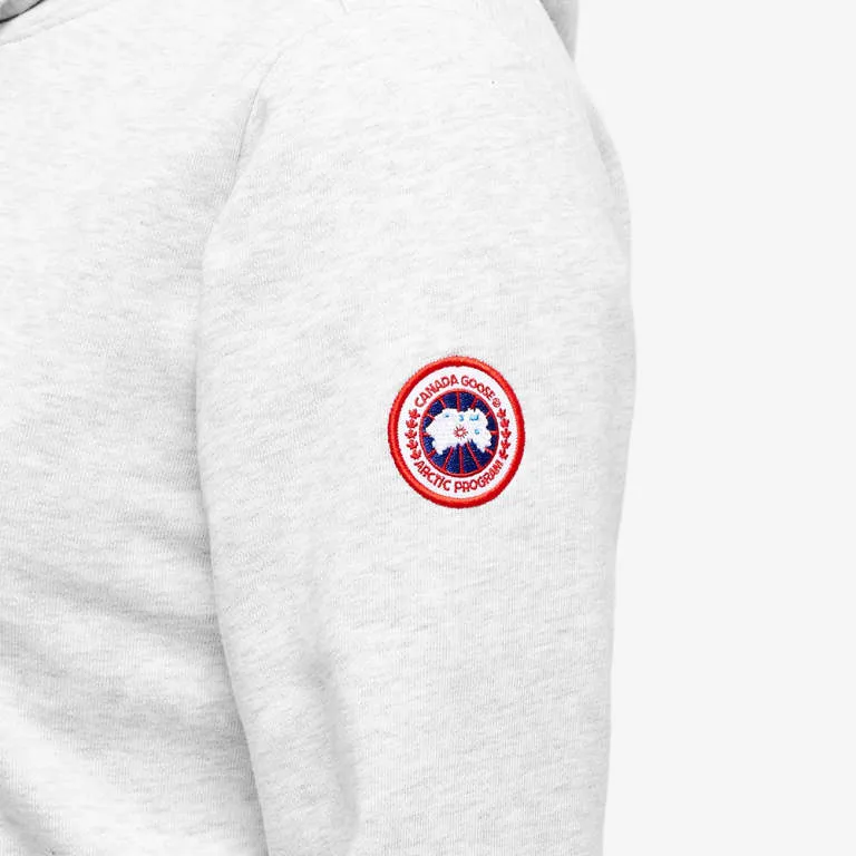 Melange-Effect Drawstring Hoodie