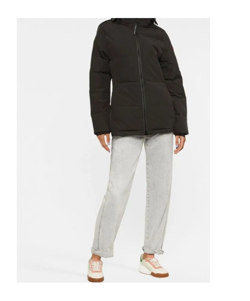 Chelsea Front-Zip Hooded Parka