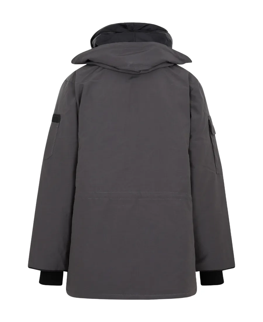 Logo-Patch Padded Coat
