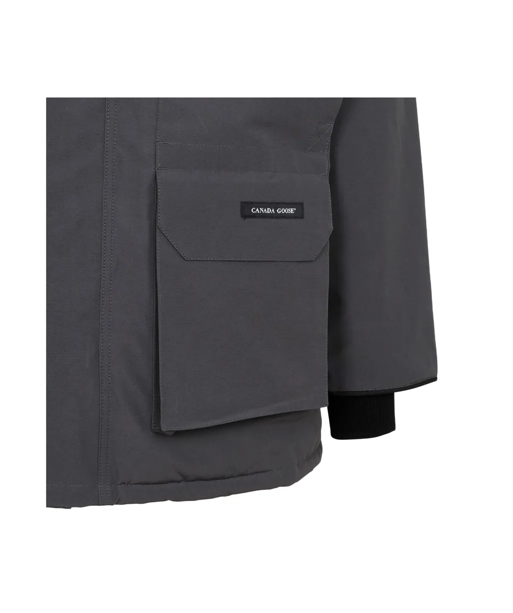 Logo-Patch Padded Coat