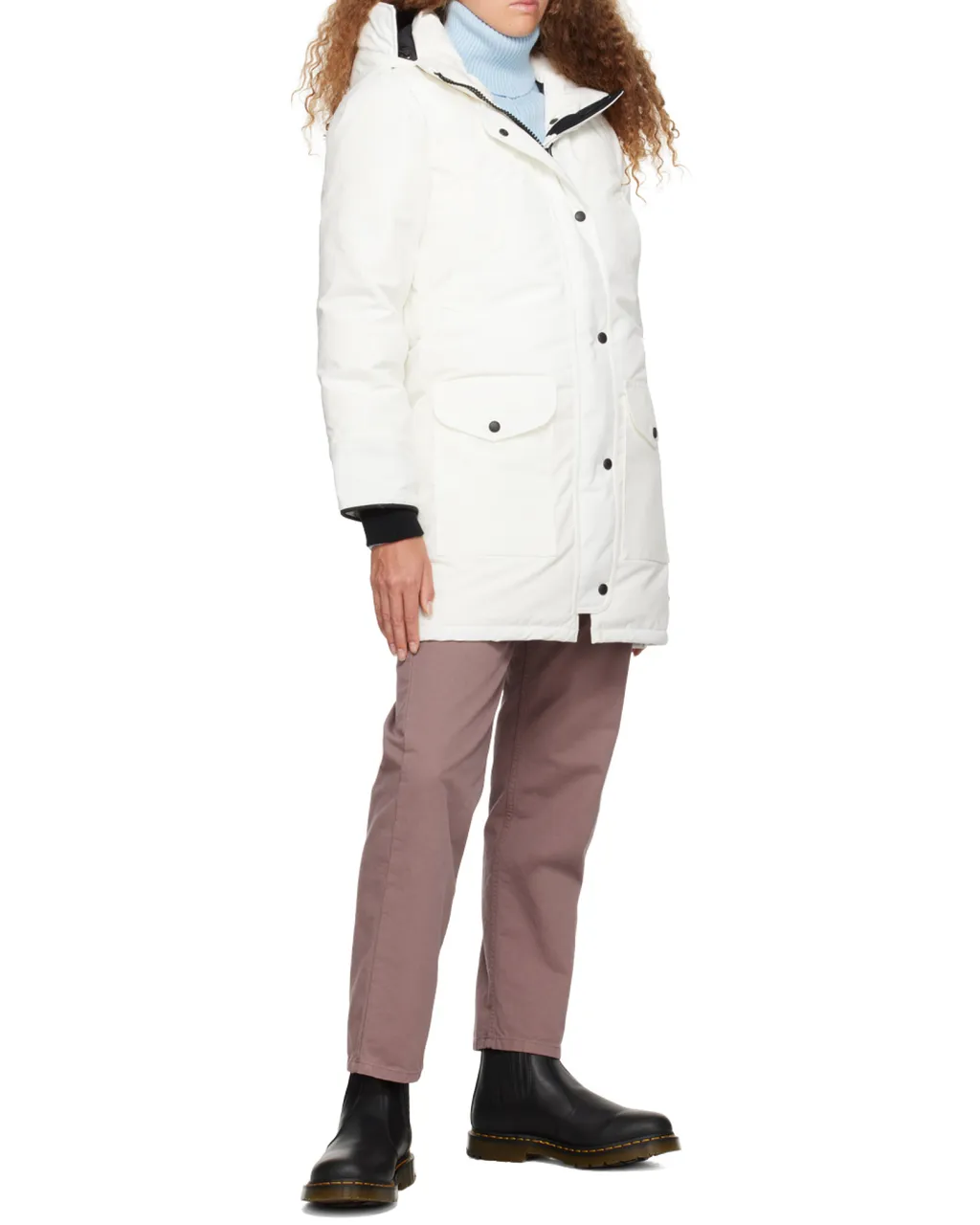 Long-Sleeved Hooded Parka