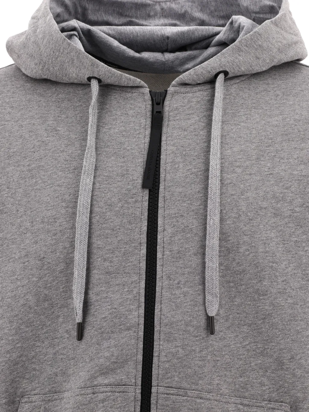 Zipped Cotton Hoodie