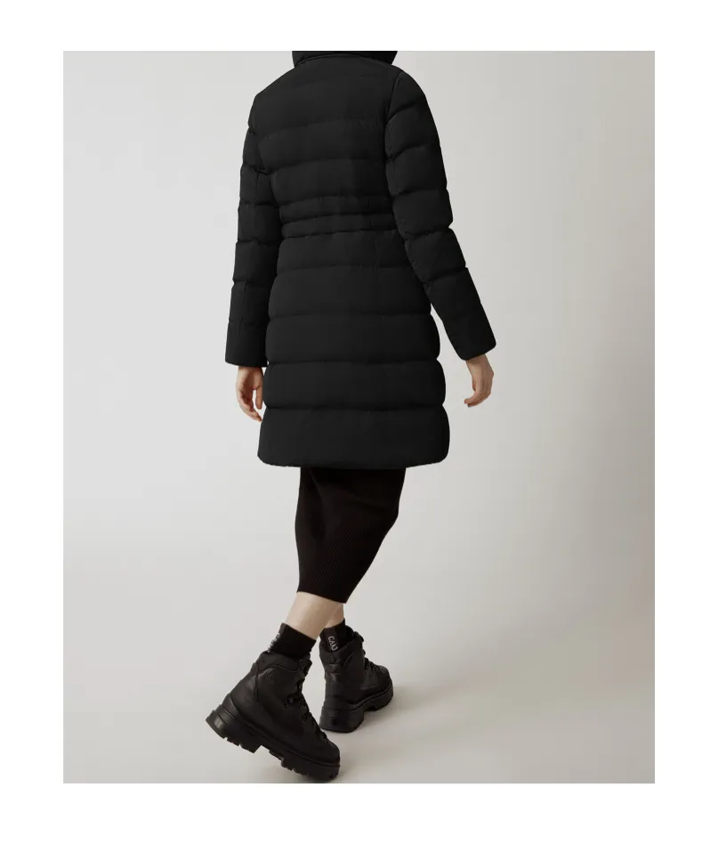 Zip-Up Hooded Padded Parka