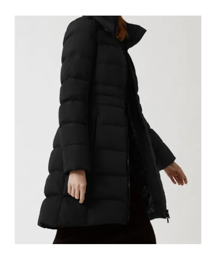 Zip-Up Hooded Padded Parka
