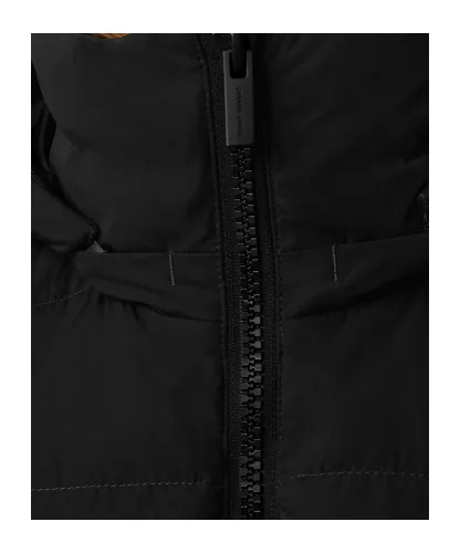 Zip-Up Hooded Padded Parka