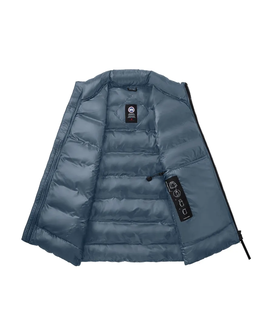 Zipped Logo Patch Down Gilet