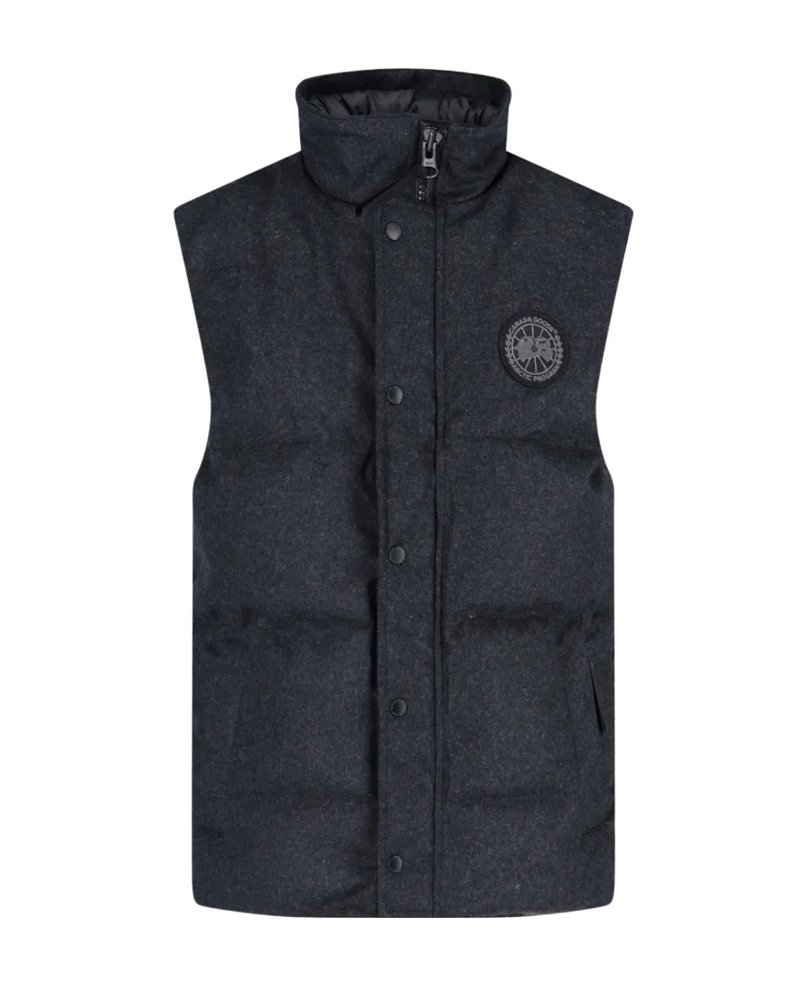 Garson Logo Patch Quilted Vest