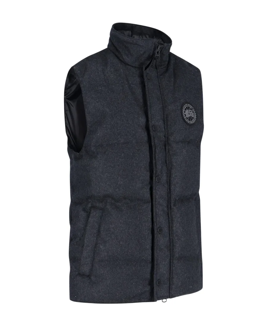 Garson Logo Patch Quilted Vest