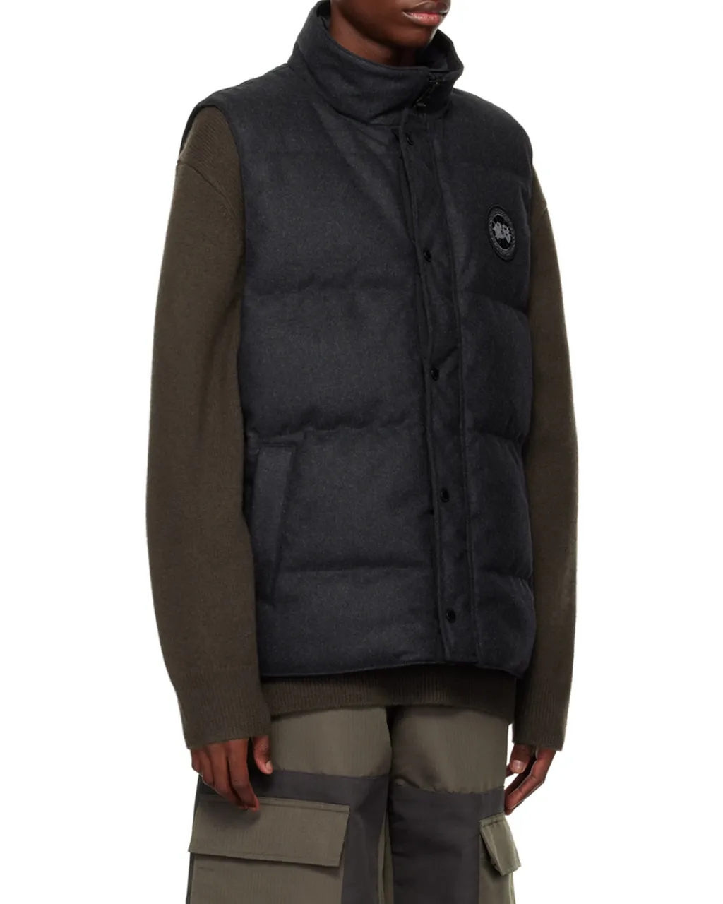 Garson Logo Patch Quilted Vest