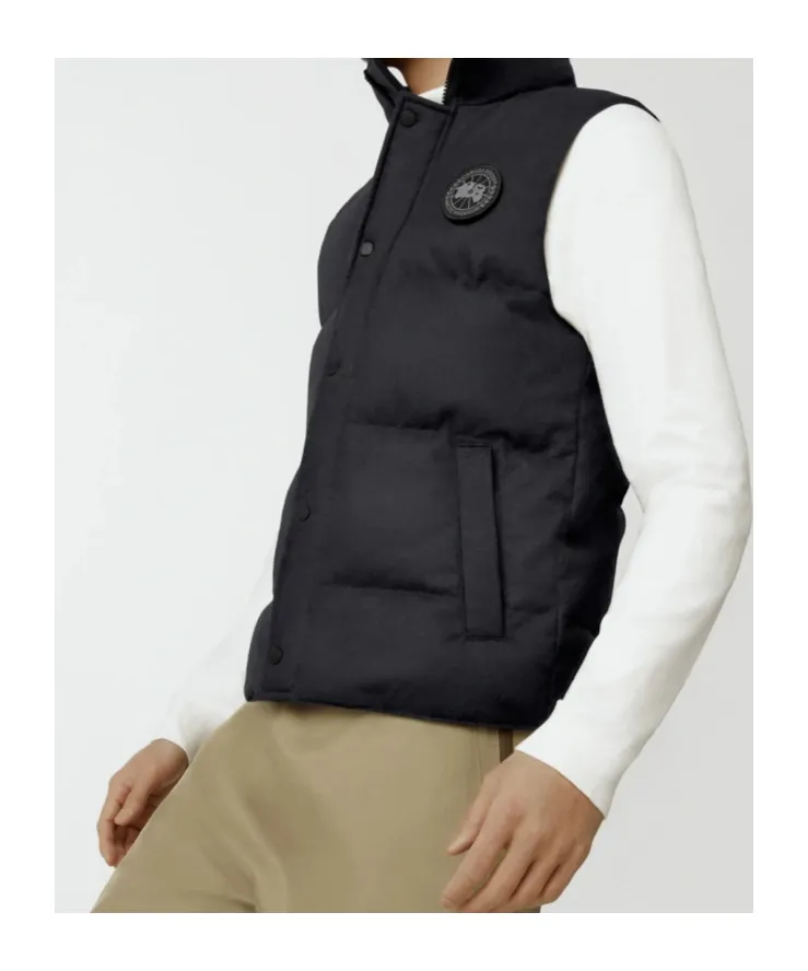 Garson Logo Patch Quilted Vest