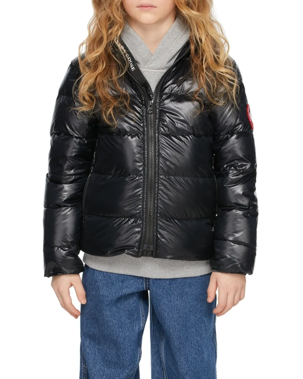 Kids Crofton Logo Patch Down Jacket