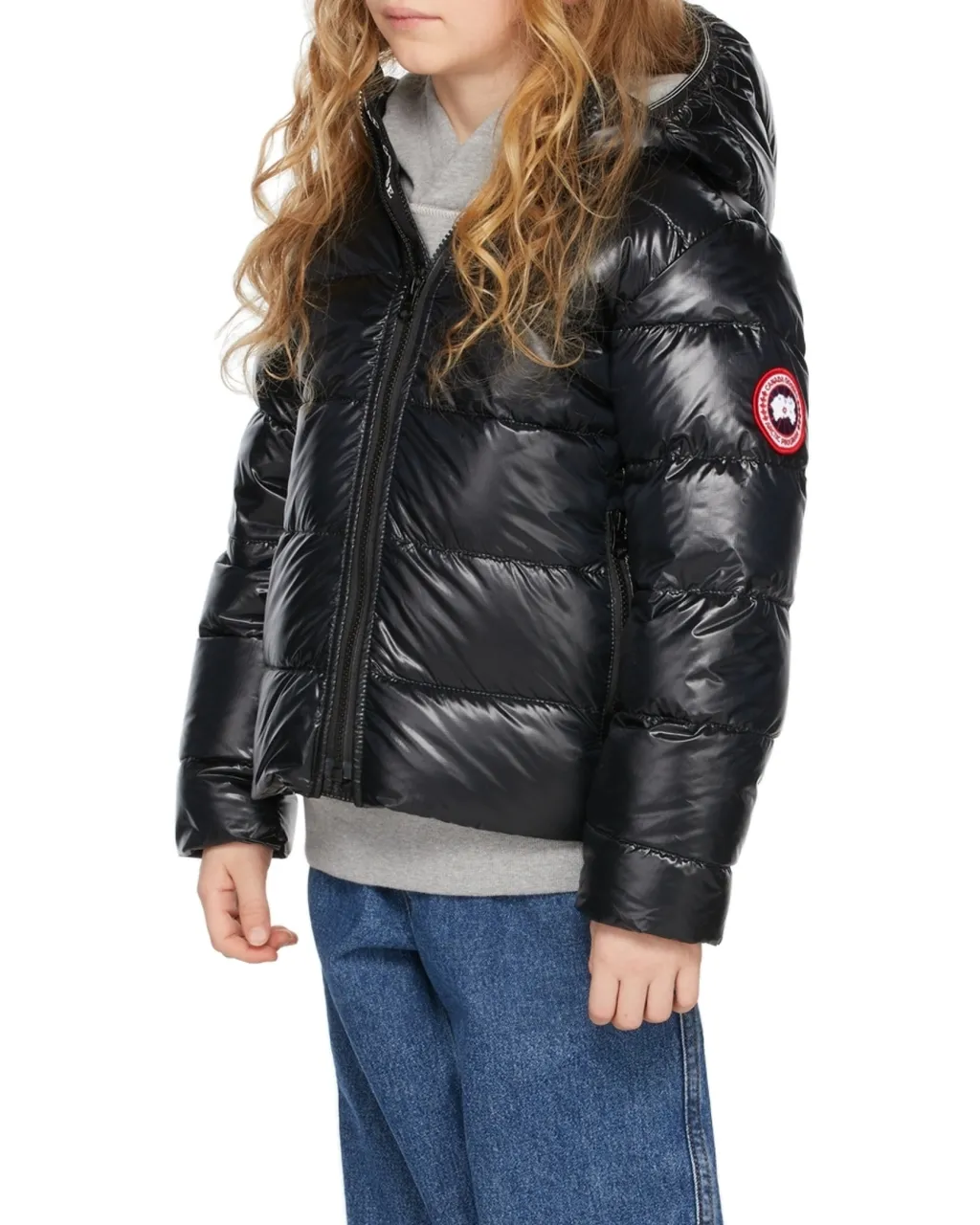 Kids Crofton Logo Patch Down Jacket